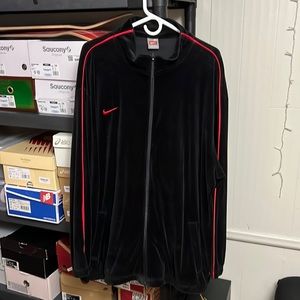 Vintage Nike velour zip up track jacket XXXL